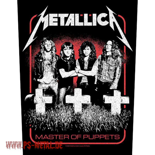 Metallica - Master of Puppets BandBackpatch