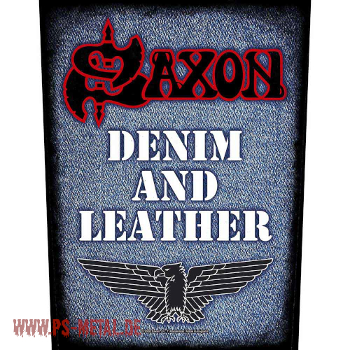 Saxon - Denim And LeatherBackpatch